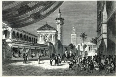 Ein Basar in Tunis